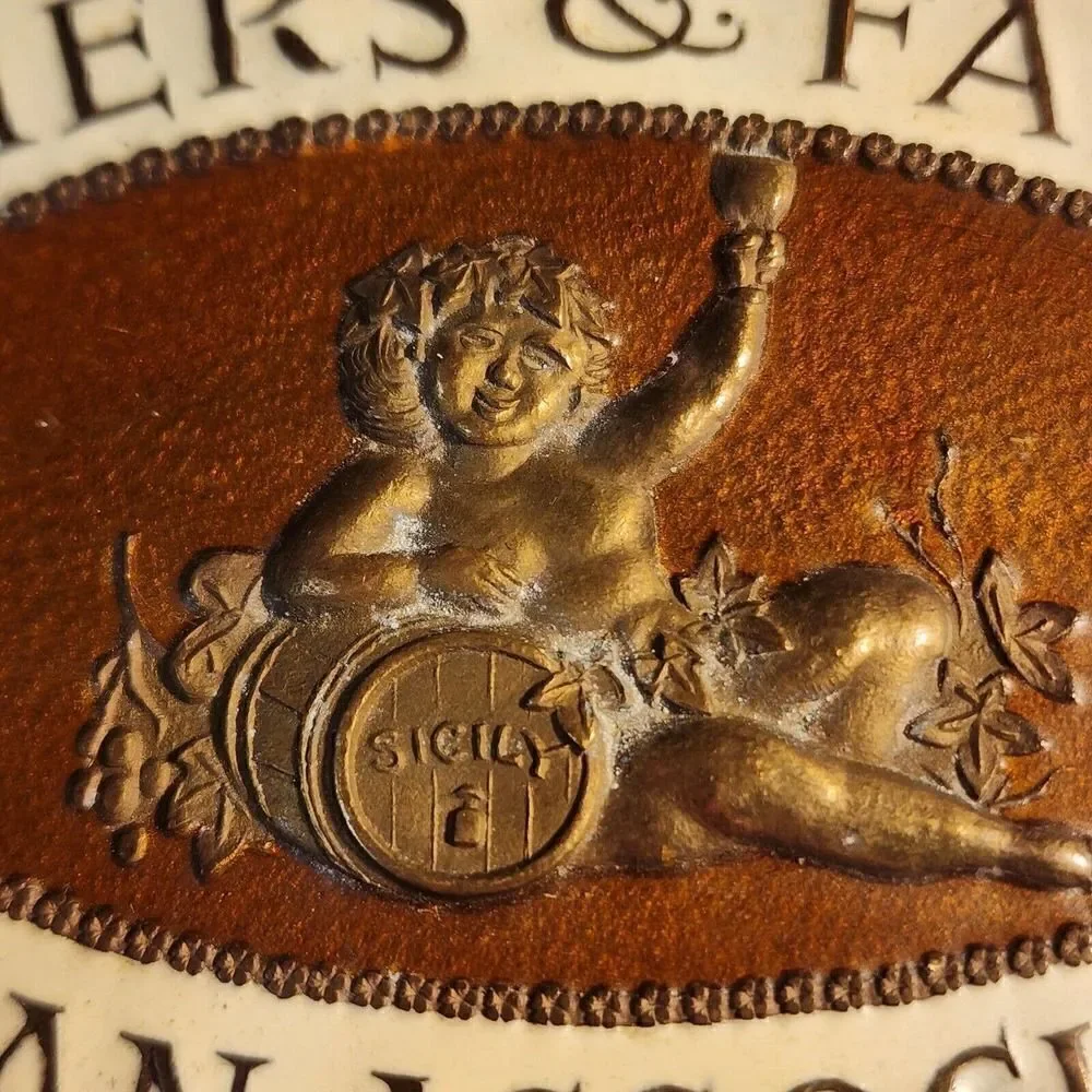 Mothers & Fathers Italian Association Sicily Belt Buckle Vintage Brass England